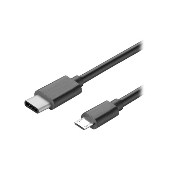 DATA CABLE TYPE C TO MICRO BLACK